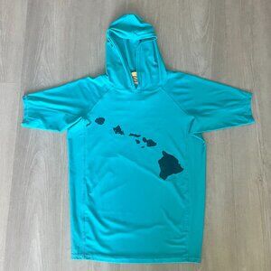 NWT SeaHawaii Monkskin Hooded Rash Guard UPF 50 Sz XS Beach Resort Pool Biking